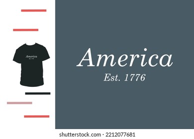 Proud American t shirt design