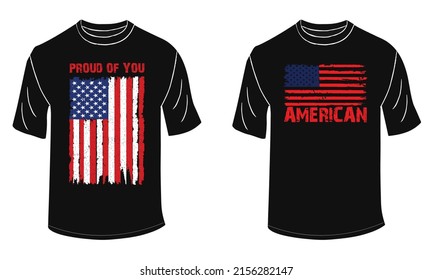 Proud Of The American T-Shirt Design