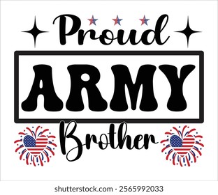 Proud Army Brother T-shirt, Proud Army Mom svg,Graduation Army Quotes, Soldier Family Svg,National Guard Family