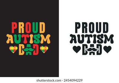 Proud Autism Mom, social, disease, art, autism day, autistic, graphic, autism t shirt, text, vector, design