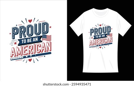  Proud To Be An American Flag T-shirt