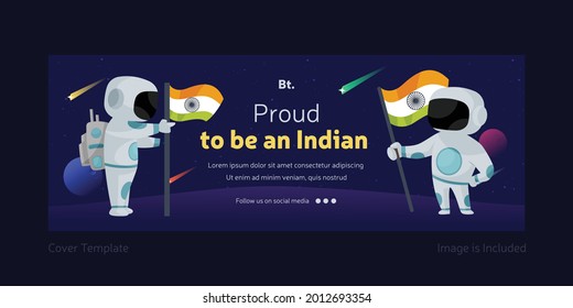 Proud to be an indian facebook cover page template