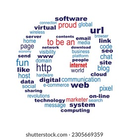 Stolz auf ein Internet-Marketer-Design
