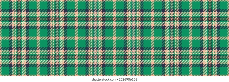 Proud check texture tartan, canvas seamless pattern vector. Upscale background fabric textile plaid in mint and orange colors.