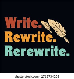 Orgulloso Autor Creativo Escritura Retro Antiguas Autor Escritor Diseño de Camiseta