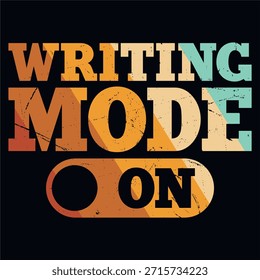 Proud Creative Author Writing Retro Vintage Author Writer T-shirt Design