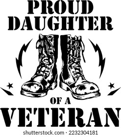 Proud daughter of a veteran.