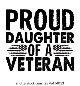Proud Daughter of a Veteran, Veteran Vector