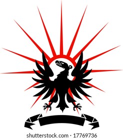 proud eagle - tattoo, t-shirt design