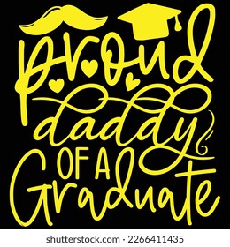 Proud Father of a Graduate - Dad Retro T-shirt And SVG Design. Retro Happy Father's Day, Motivational Inspirational SVG Quotes T shirt Design, Vector EPS Editable Files.