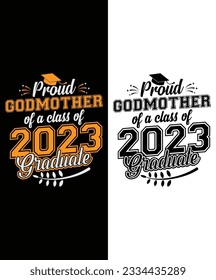 Proud Godmutter of a Class of 2023 Graduate Funny Senior