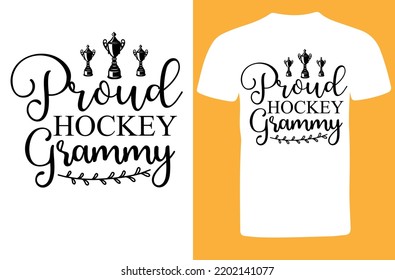 Proud Hockey Grammy Svg Design