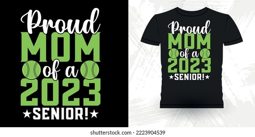 Orgullosa madre de un divertido jugador de tenis de 2023 vitaliza diseño de camiseta de tenis en el Día de la Madre