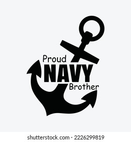 Proud Navy Brother Best US Army t-shirt