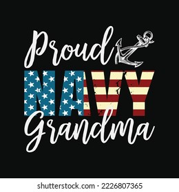 Proud Navy Grandma Military Grandma