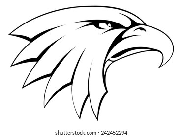 A Proud Powerful Looking Bald Eagle Head Icon 