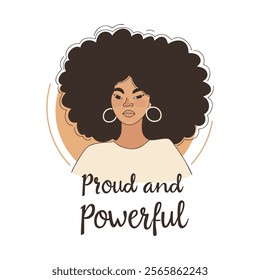 Proud and Powerful Woman Illustration