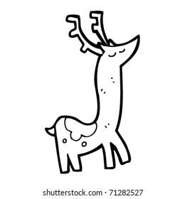 proud stag cartoon