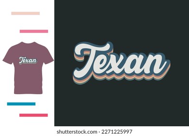 Diseño de camiseta texana orgulloso