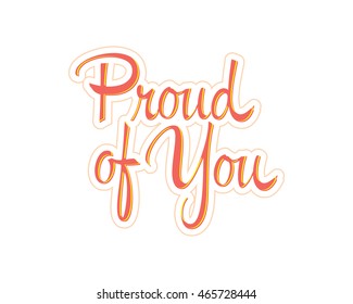 proud text typography typeface typeset logotype alphabet image vector icon 3