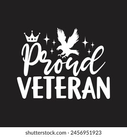 Orgulloso veterano divertido diseño de Vector