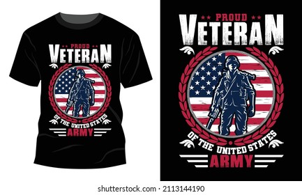 Proud veteran of the united states - 
Vector graphic, Typographic poster, vintage, US Veteran T-shirt Design.