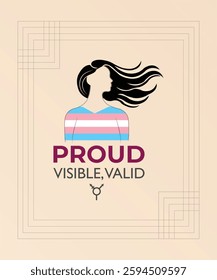 Proud and Visible Transgender Representation Artwork