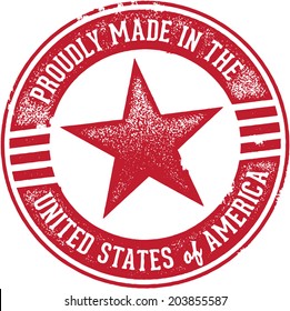 Proudly Made In The United States USA