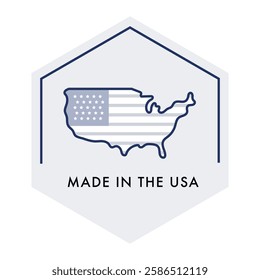 Proudly Made in the USA Icon for Domestic Manufacturing and Quality Assurance