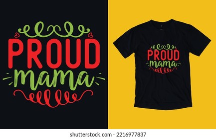 pround mama t shirt design free vector svg design template, gnome, santa clause, December , cookie, crew, typography, snowman, new year