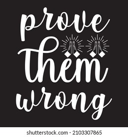 prove them wrong vector file