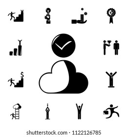 proven cloud icon. Detailed set of Sucsess and awards icons. Premium quality graphic design sign. One of the collection icons for websites, web design, mobile app on white background