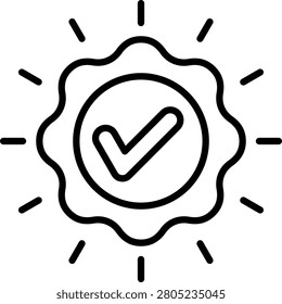 Proven Icon, Element For Design