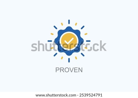 Proven Vector Or Logo Sign Symbol Illustration