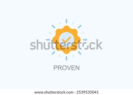 Proven Vector Or Logo Sign Symbol Illustration