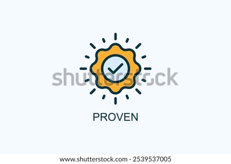 Proven Vector Or Logo Sign Symbol Illustration