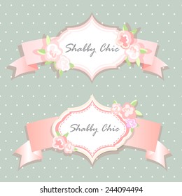 provence elements. frame. shabby chic