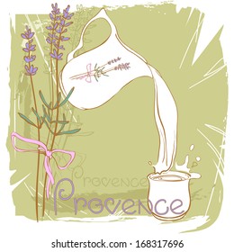 Provence style. vector elements for design