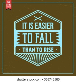 Proverb and Saying. Vector Illustration N 0500. Folk wisdom.