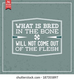 Proverbs and Sayings collection.  Folk wisdom. Vector illustration.