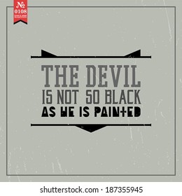 Proverbs and Sayings collection.  Folk wisdom. Vector illustration.