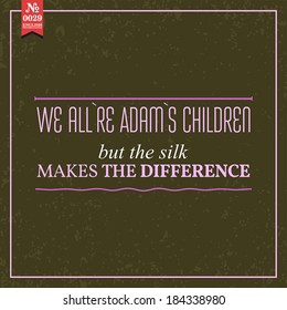 Proverbs and Sayings collection. N 0029. Folk wisdom. Vector illustration.