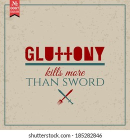 Proverbs and Sayings collection. N 0067. Folk wisdom. Vector illustration.