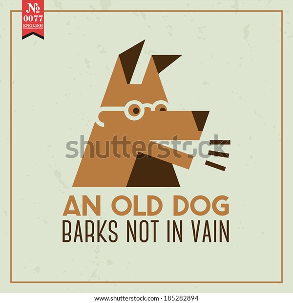 Proverbs Sayings Collection N 0077 Folk Stock Vector (Royalty Free