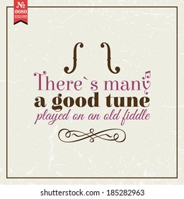 Proverbs and Sayings collection. N 0080. Folk wisdom. Vector illustration.