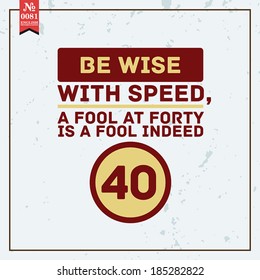 Proverbs and Sayings collection. N 0081. Folk wisdom. Vector illustration.