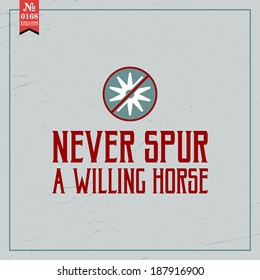 Proverbs and Sayings collection. N 0168. Folk wisdom. Vector illustration.