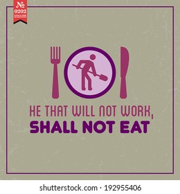 Proverbs and Sayings collection. N 0202. Folk wisdom. Vector illustration.
