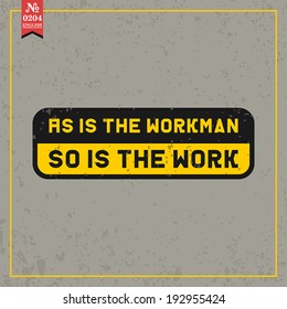 Proverbs and Sayings collection. N 0204. Folk wisdom. Vector illustration.