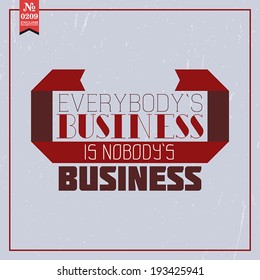 Proverbs and Sayings collection. N 0209. Folk wisdom. Vector illustration.